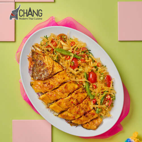 Gỏi Rong Sụn Cá Nướng